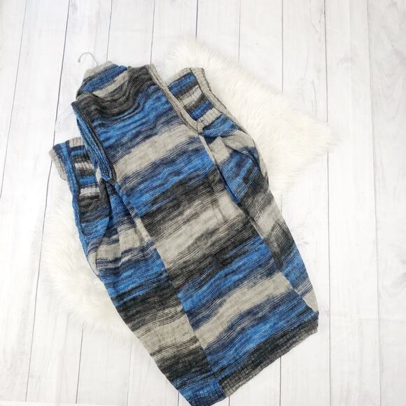 Anthropologie Women's‎ Moth Spacedyed Blue Duster Vest Cardigan Size XS - Picture 5 of 6